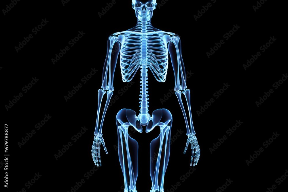 X-ray or radiograph of man showing anatomy of bones and joint of human patient in medical clinic X-ray or radiograph of man showing anatomy of bones and joint of human patient in medical clinic
