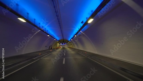 time lapse Avrasya Tunnel, Istanbul, jk01 photo