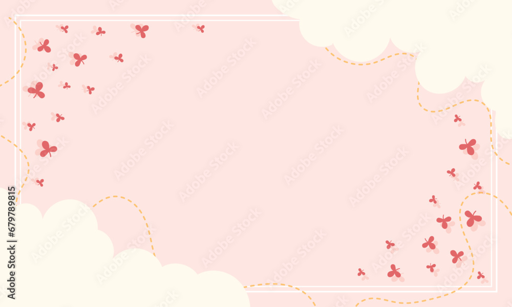 Cute soft pink pastel abstract background