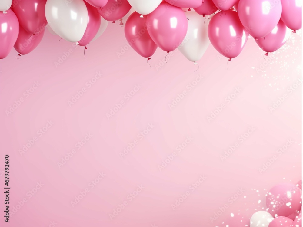vibrant color balloons background, AIGENERATED 