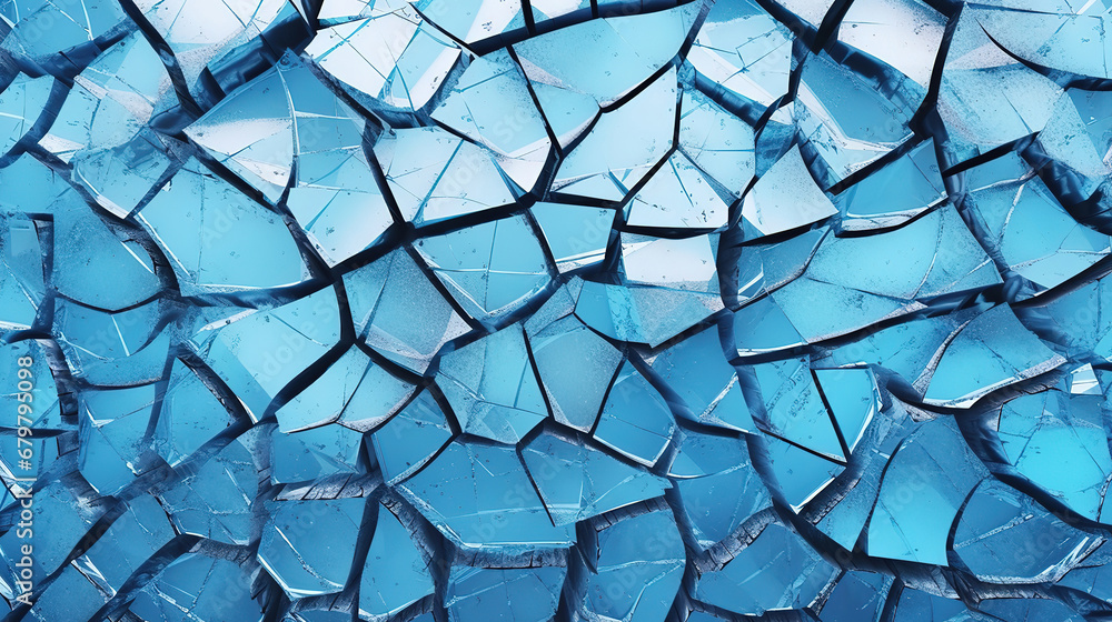 Painted blue grunge metal background or texture. Generative AI Painted blue grunge metal background or texture. Generative AI
