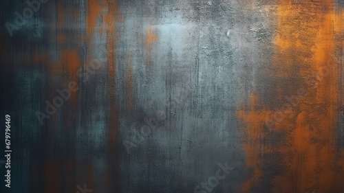 Vintage rusty and scratched wall. Generative AI