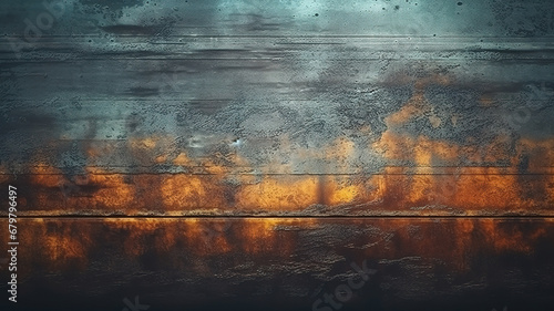 Metal texture rust background. Generative AI