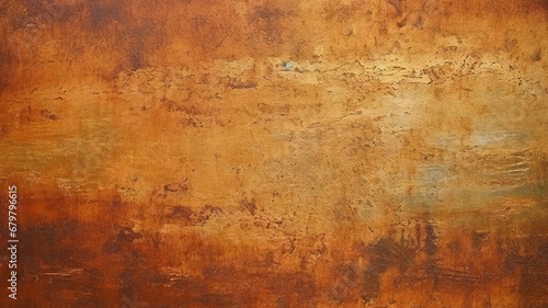 Rusty metallic textured wallpaper. Generative AI