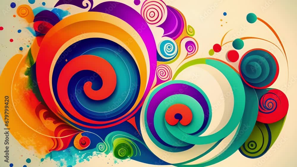 A vibrant web of swirls and shapes. . A vibrant web of swirls and shapes. .