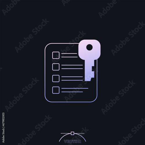 key takeaway icon with a gradient