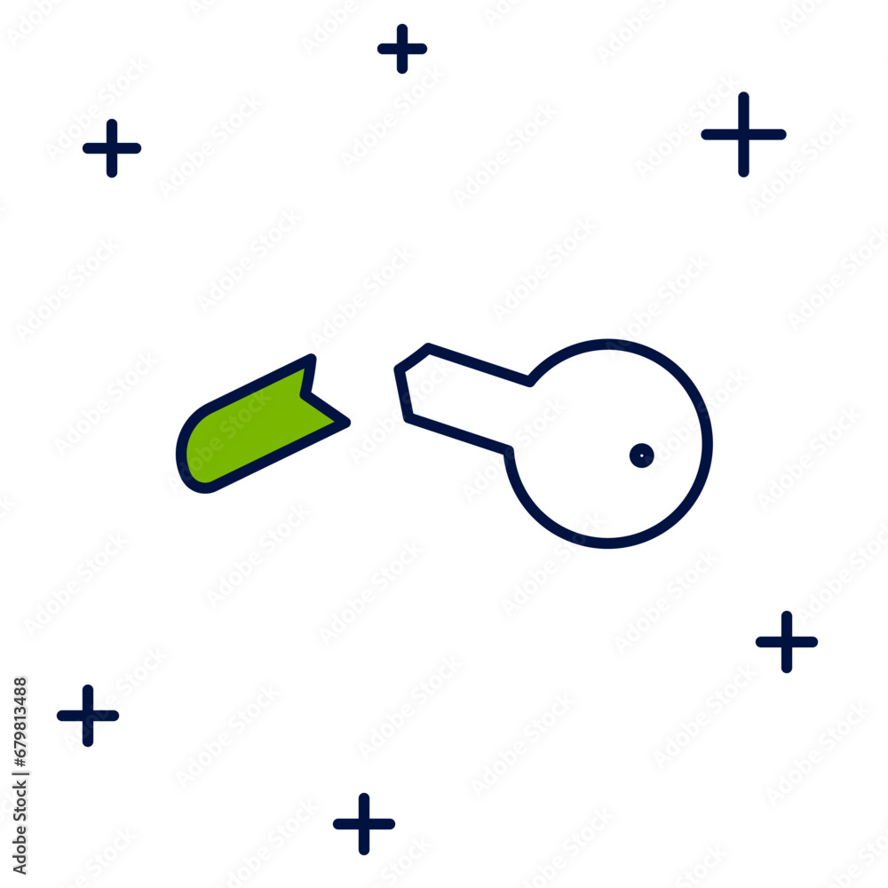Filled outline Broken key icon isolated on white background. Vector Filled outline Broken key icon isolated on white background. Vector