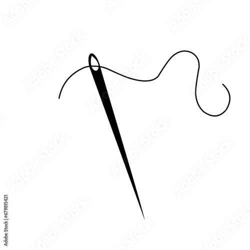 Elegant Needle With Thread