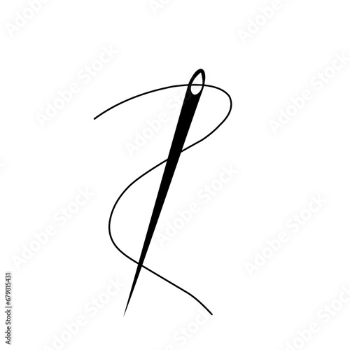 Elegant Needle With Thread