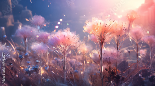  fantastic magical beautiful flowers background