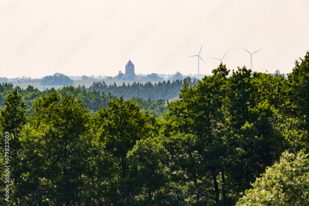 Naklejka premium Windräder in der Uckermark