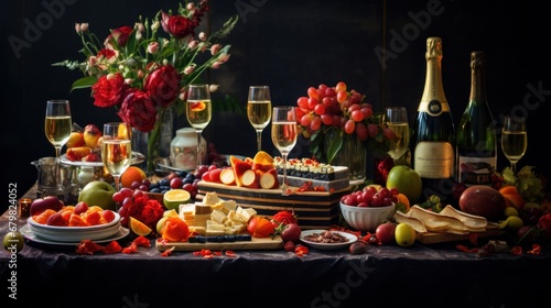 A delicious looking New Year s table
