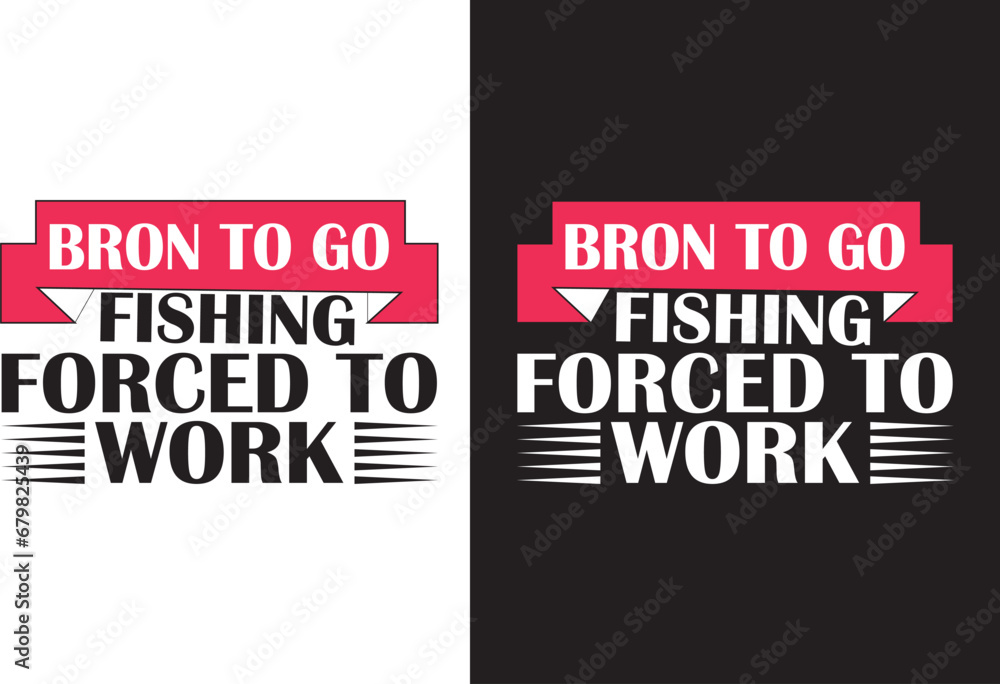 Fishing T-shirt design 