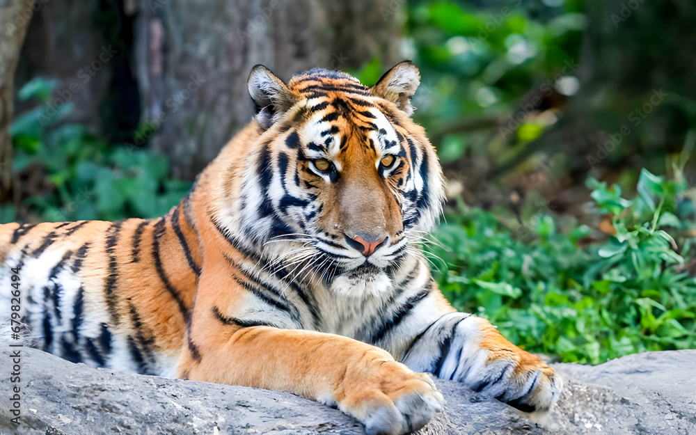 Obraz premium Siberian tiger,Panthera tigris altaica