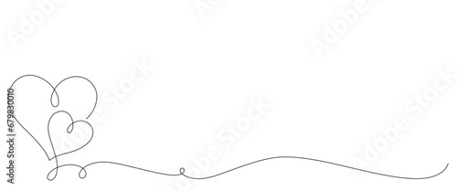 Wallpaper Mural love line art style. line art heart. valentine, wedding, anniversary vector elements Torontodigital.ca