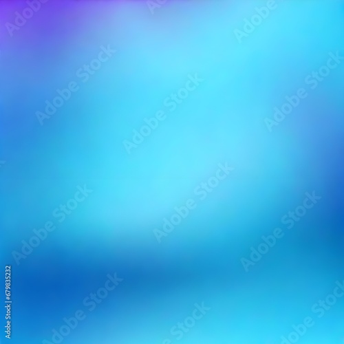 Cyan Blue blurred gradient background that blends subtle shading and textures into an intriguing visual effect, wallpaper, background, Generative ai 
