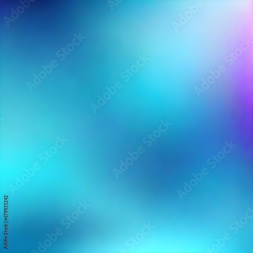 Cyan Blue blurred gradient background that blends subtle shading and textures into an intriguing visual effect, wallpaper, background, Generative ai 