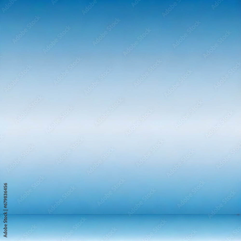 Cyan Blue blurred gradient background that blends subtle shading and textures into an intriguing visual effect, wallpaper, background, Generative ai	
