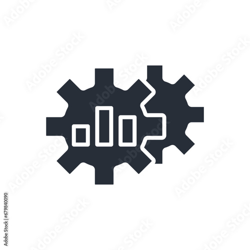 optimization icon. vector.Editable stroke.linear style sign for use web design,logo.Symbol illustration.
