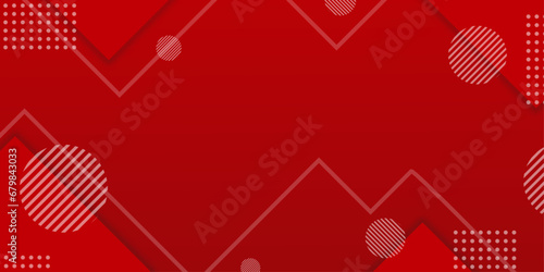 Geometric red shape background