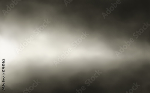 illustration of a foggy dark sky with white skylight and clouds