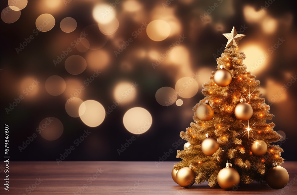 Christmas decoration, xmas gift concept, copy space