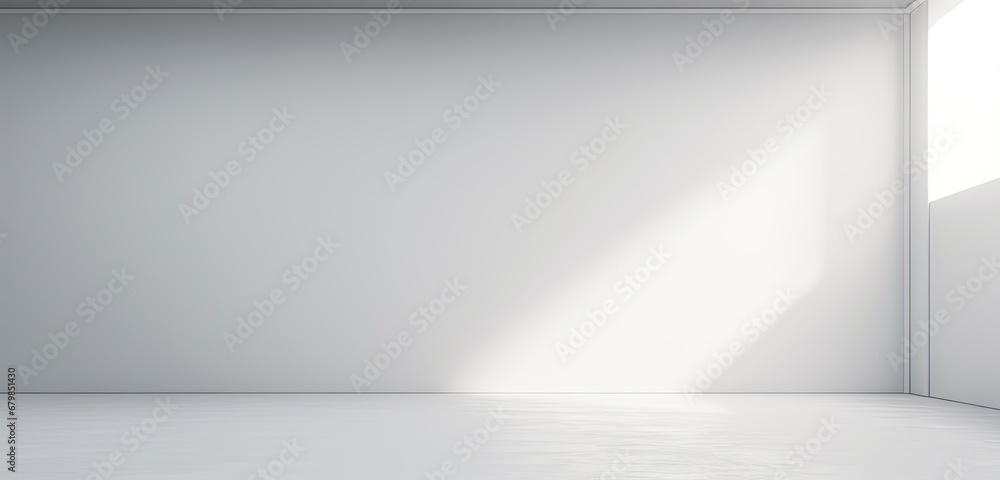 a white blank background with a light in that room Generative AI a white blank background with a light in that room Generative AI