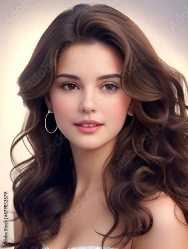 Wallpaper Mural portrait of a woman, Generative AI Torontodigital.ca