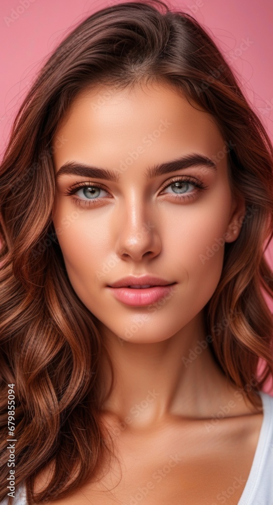 4K Video: Beautiful Modern Girl Smiling - Captivating Elegance 4K Video: Beautiful Modern Girl Smiling - Captivating Elegance
