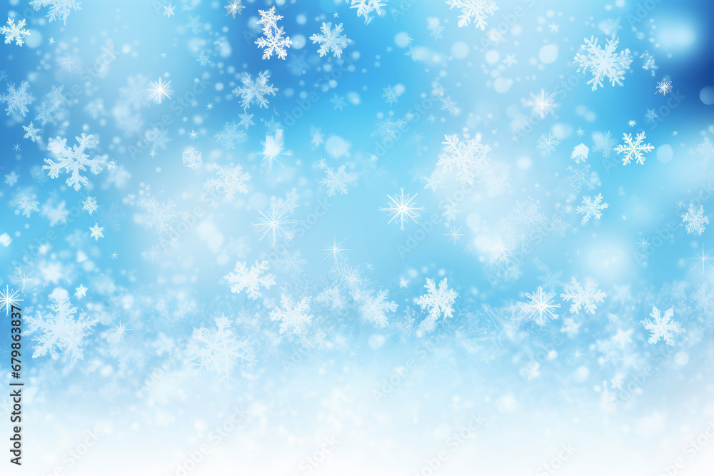 Christmas background. snow flakes backdrop