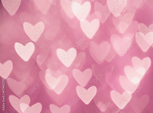 Pink hearts design, Valentine's Day background