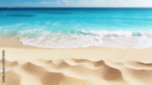 dream like turquise water along a white sand beach