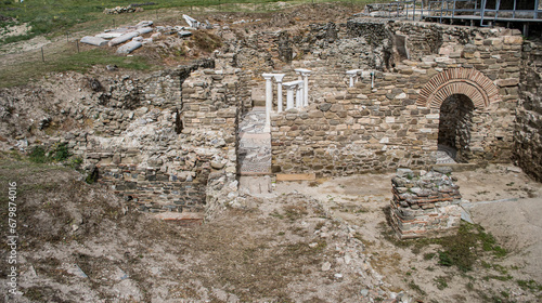 Quadro su tela Stobi was an ancient town of Paeonia,  and later turned into the capital of the Roman province of Macedonia Salutaris