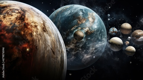 What the planets would look like if seen from earth