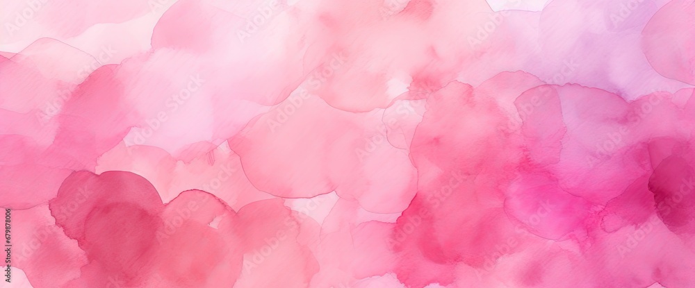 a pink watercolor pattern design background Generative AI