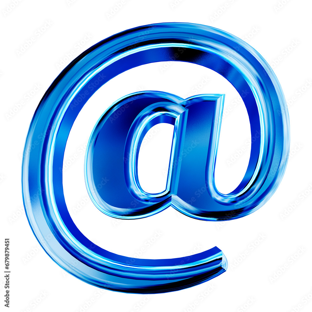 Blue symbol with bevel Blue symbol with bevel