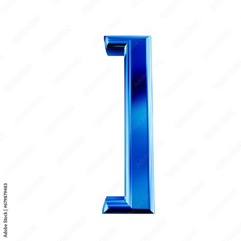 Blue symbol with bevel Blue symbol with bevel