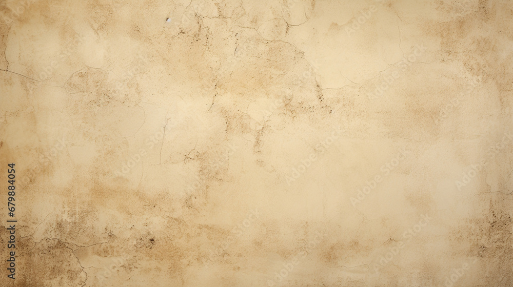 Fond d'un mur beige clair, texture ciment, béton. Ambiance sombre. Arrière-plan pour conception et création graphique. - obrazy, fototapety, plakaty 
