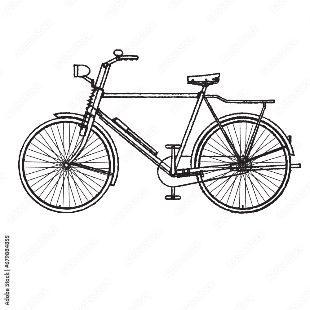 Fototapeta premium bicycle illustration