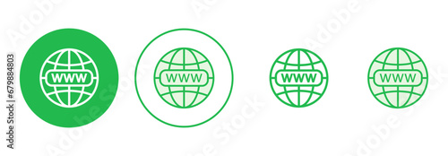 Web icon set. go to web icon. web click icon