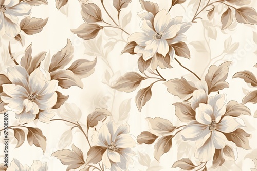 Beige Color Seamless Textile Patterns  Soft and Chic Designs