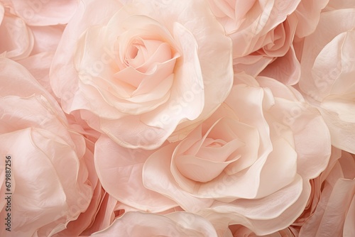 Champagne Pink Delicate Rose Petal Texture: A Stunning Floral Symphony
