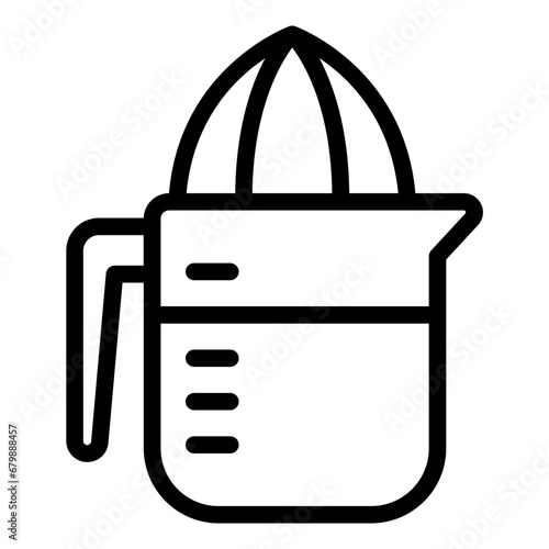 Squeezer or juicer icon