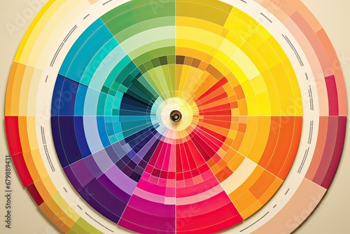 Vibrant Infographic: Exploring the Color Wheel in Design Education