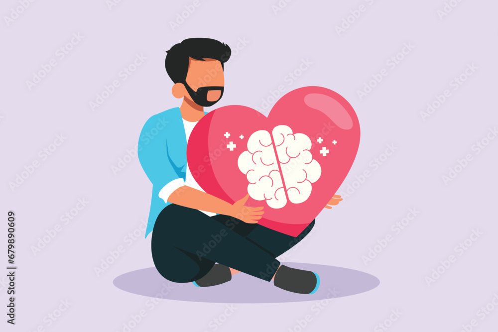 Happy People give love and optimistic. Love concept. Colored flat vector illustration isolated. Happy People give love and optimistic. Love concept. Colored flat vector illustration isolated.