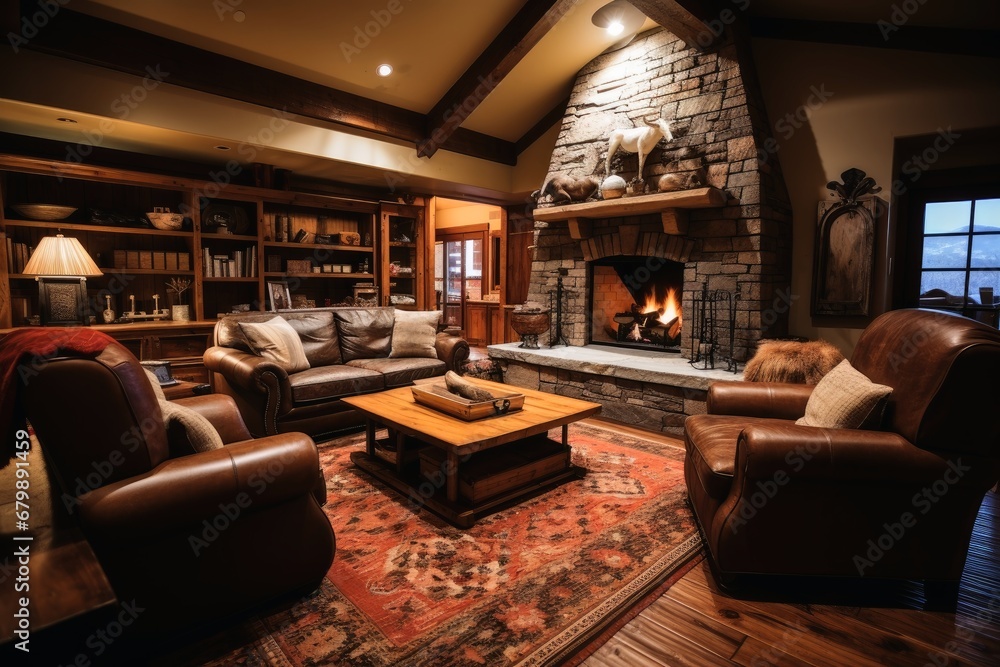 A beautiful european living room. A beautiful european living room.