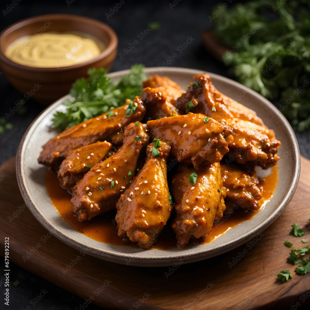 Miso Butter Chicken Wings - Umami-Packed Winged Delight Miso Butter Chicken Wings - Umami-Packed Winged Delight