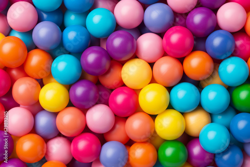 Photos colorful bubblegum background. candy ball