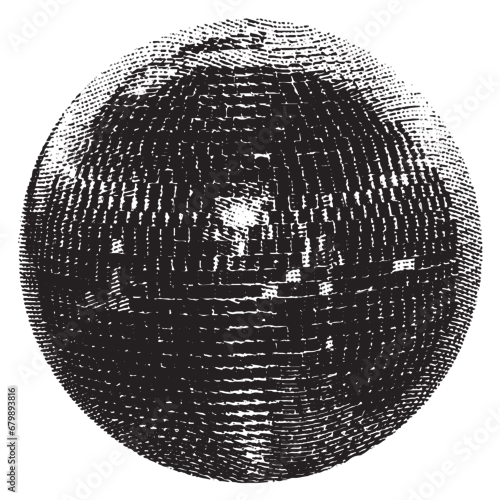 Obraz disco ball isolated on white