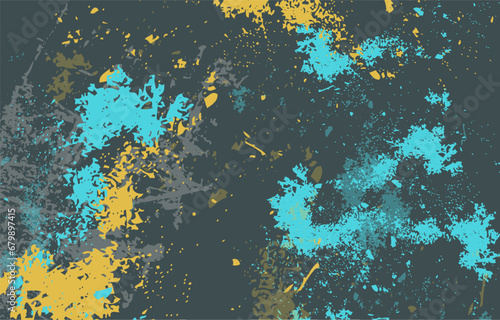 Abstract grunge texture splash multicolor